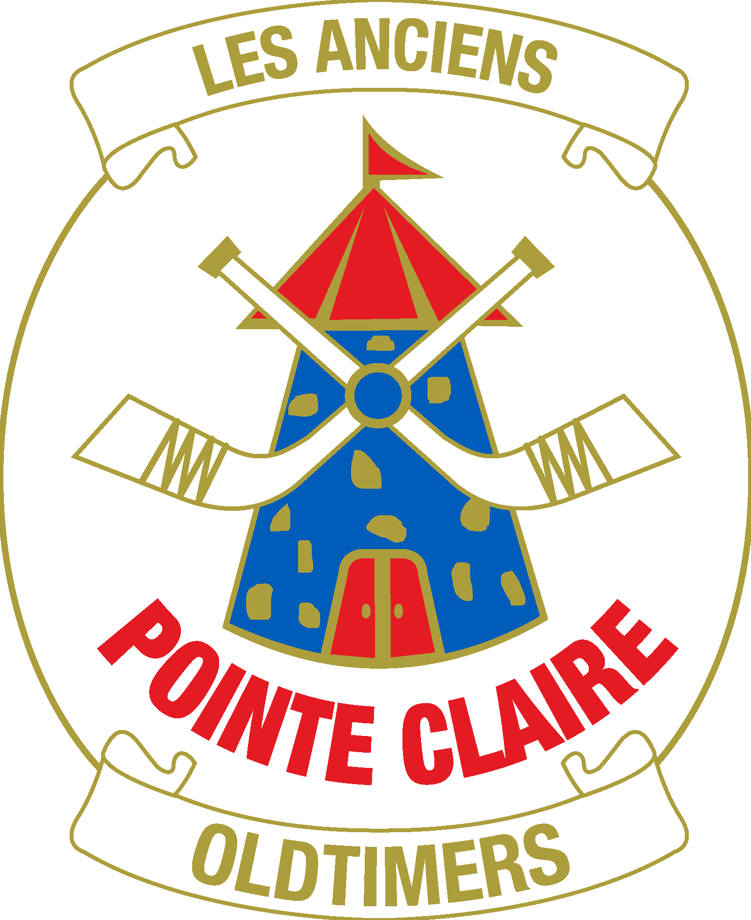 PCOT Pointe Claire OldTimers Hockey Logo Vector Logo
